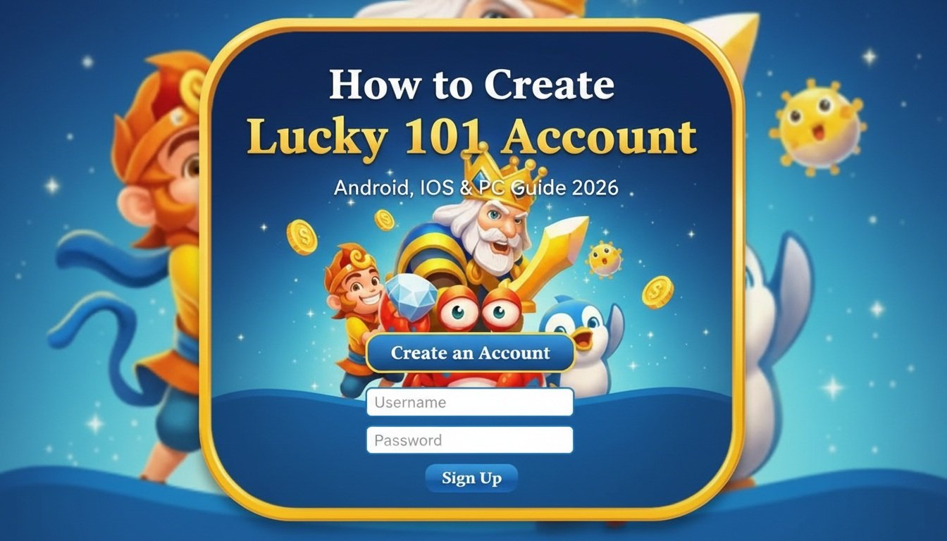 How to Create Lucky 101 Account Mobile & PC Guide 2026