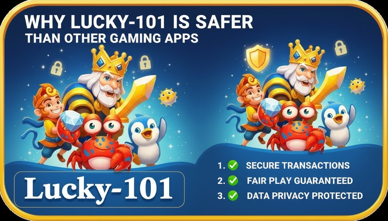 Why Lucky 101 is Safer Than Other Gaming Apps