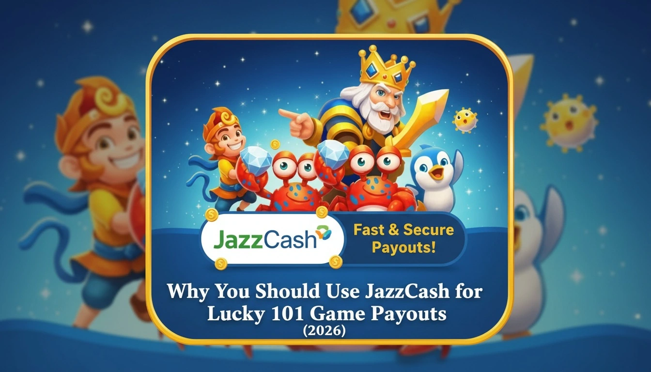 Why You Should Use JazzCash for Lucky 101 Game Payouts (2026)